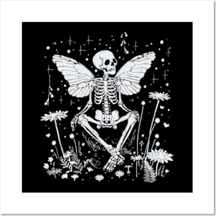 skeleton fairy Posters and Art